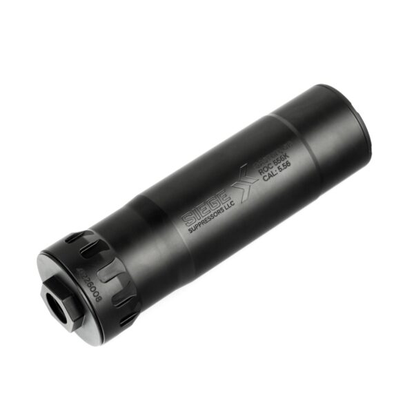 SIEGE SUPPRESSORS ROC 556K  w/ 1/2X28 DIRECT THREAD ADAPTER
