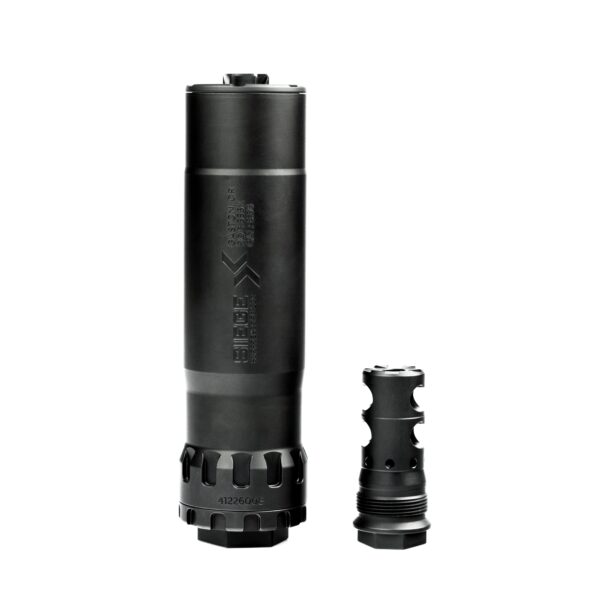 SIEGE SUPPRESSORS ROC556K - w/ STRONGHOLD HUB ADAPTER & DEFENDER 2 PORT MUZZLE BRAKE - Image 3